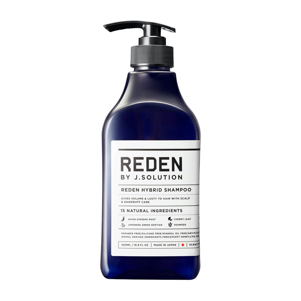 REDEN リデン 男性用 ハイブリッドシャンプー R2 マリンムスクの香り ポンプ 500ml ライフロング